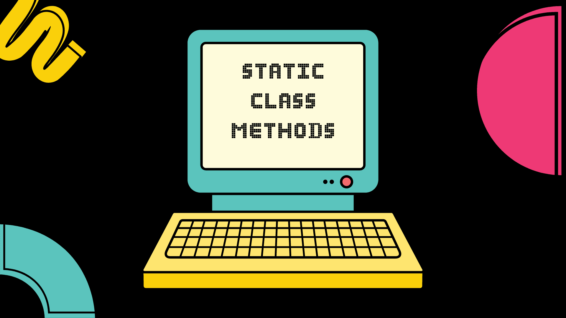 Static class methods in JavaScript.